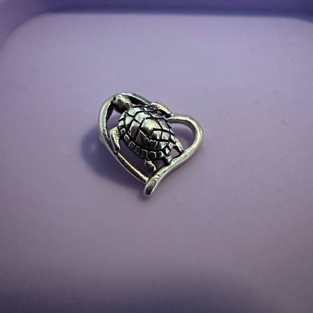 Sterling Silver Turtle Pendant